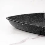 Tigaie grill aluminiu Goldmann GM-0928, 28x4.5 cm, inductie, acoperire ceramica, maner soft touch - imagine 4