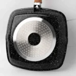 Tigaie grill aluminiu Goldmann GM-0928, 28x4.5 cm, inductie, acoperire ceramica, maner soft touch - imagine 3