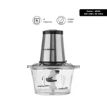 Tocator Hausberg HB-4505, 400 W, bol sticla 2L, toaca, taie, macina, amesteca - imagine 4