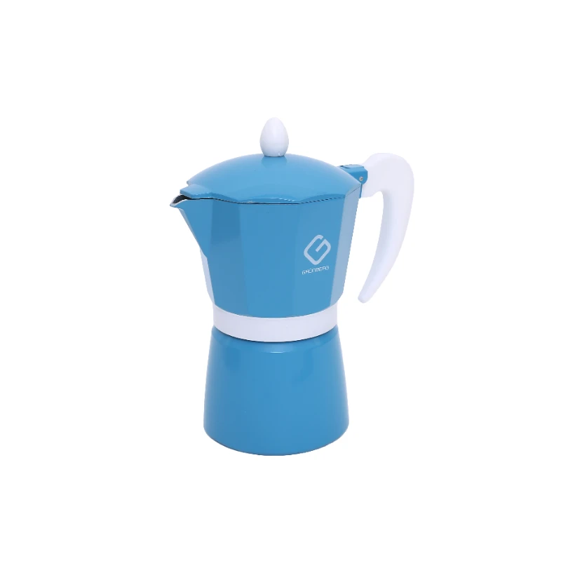 Espressor pentru aragaz din aluminiu Grunberg GR594 albastru