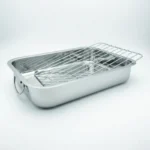 Tava pentru cuptor din inox cu gratar Grunberg IGT42