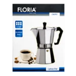 Cafetiera espresso pentru aragaz Floria ZLN2492, aluminiu, 6 cesti, 300 ml, argintiu - imagine 3