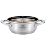 Cratita joasa din inox cu capac Blaumann BL-3308A