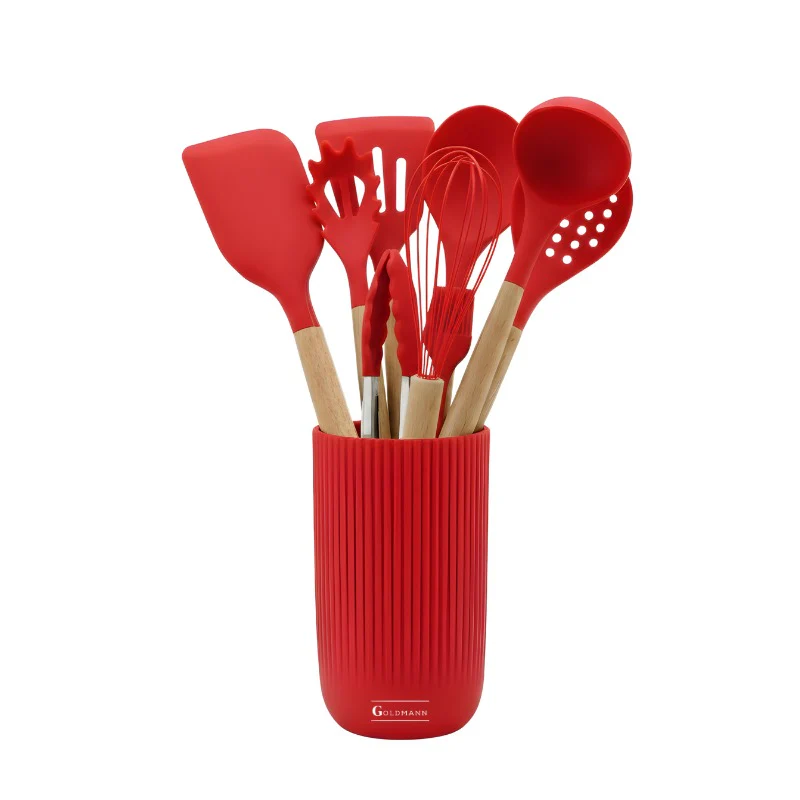 Set ustensile de bucatarie din silicon Goldmann GM-7678-10R
