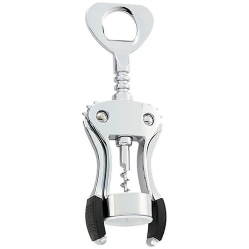Tirbuson pentru sticle de vin Blaumann BL-3268, inox+silicon, negru